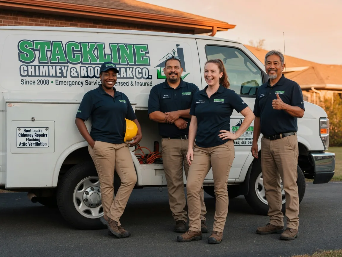 Chimney flashing repair company in Forestburg, TX